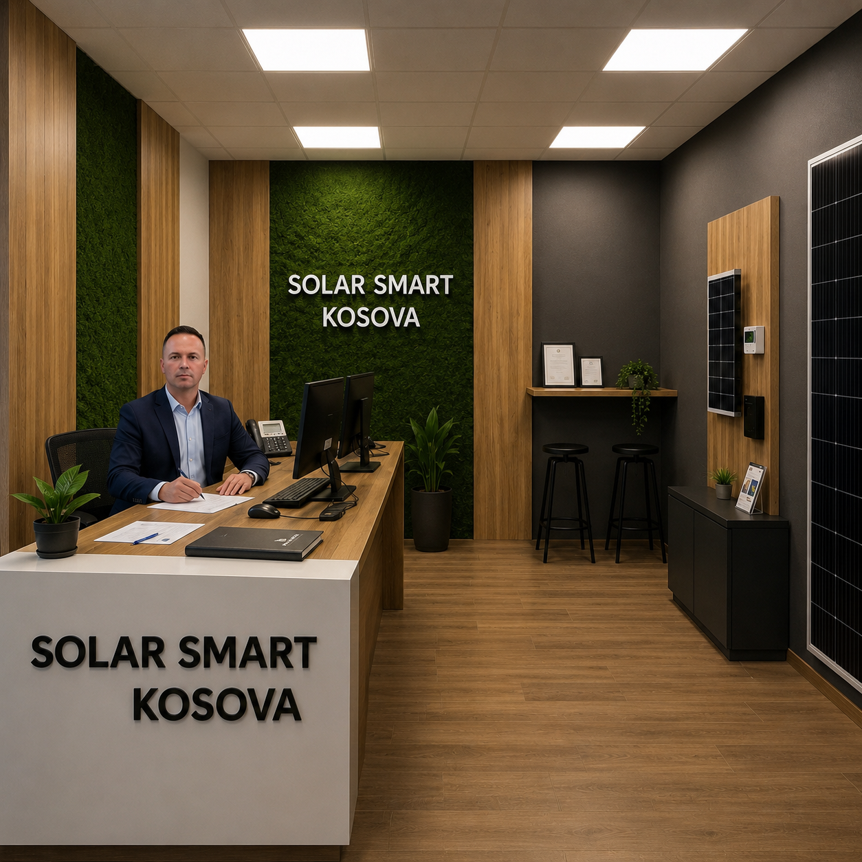 Solar Smart Kosova vizuelni prikaz solarnog rešenja